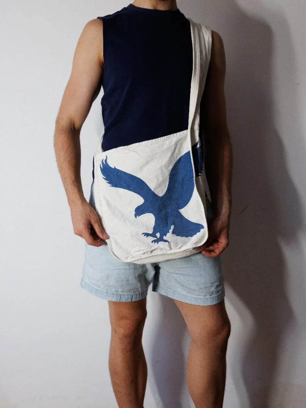 Vintage AMERICAN EAGLE Cross Body Tote